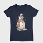 Snowman Snowy Hat, Tricou Femei