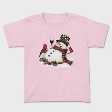 Snowman Wine Cardinals, Tricou Copii