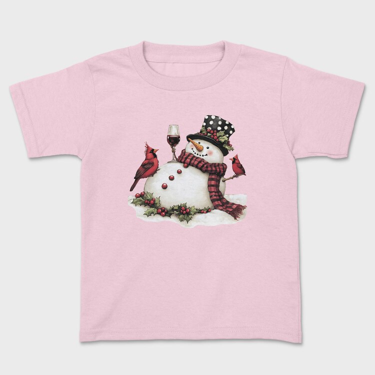 Snowman Wine Cardinals, Tricou Copii
