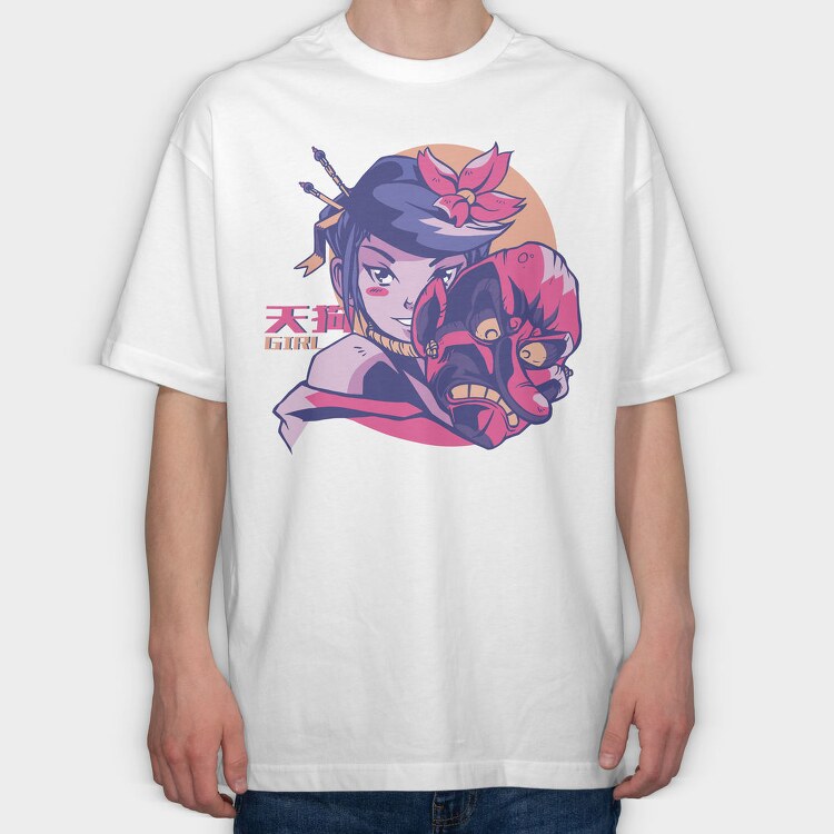 Tianhuang Girl, Tricou Oversize Barbati (Unisex)