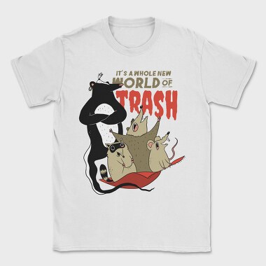 Trashy Possums, Tricou Barbati (Unisex)