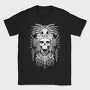 Warrior Skull Feathers, Tricou Barbati (Unisex)