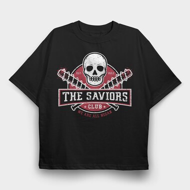 We Are All Negan Club, Tricou Oversize Barbati (Unisex)