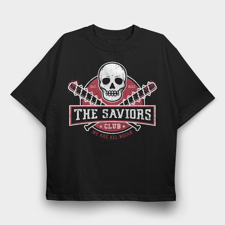 We Are All Negan Club, Tricou Oversize Barbati (Unisex)