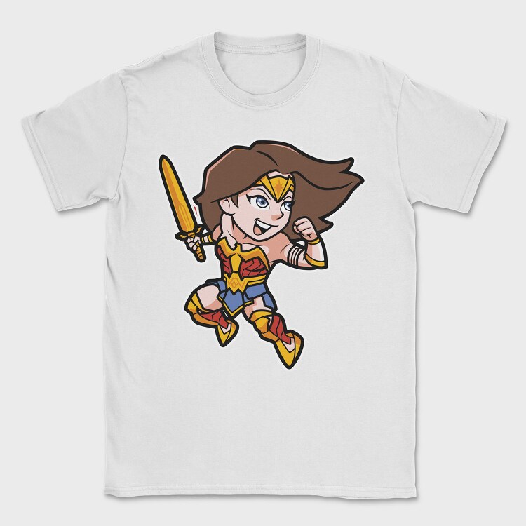 Wonder Girl Warrior, Tricou Barbati (Unisex)
