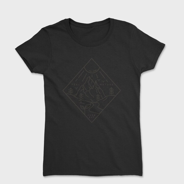 Nature Minimal Feel Nature, Tricou Femei