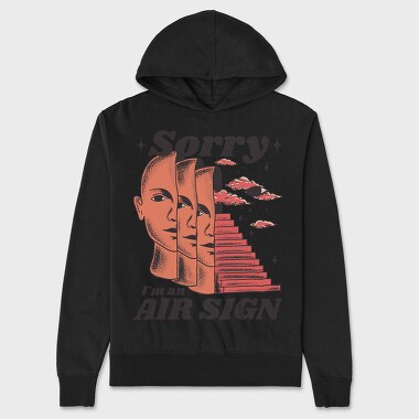 Air Sign, Hanorac Oversize Barbati (Unisex)