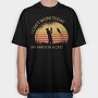 My Arm Is in a Cast Fishing, Tricou Oversize Barbati (Unisex)