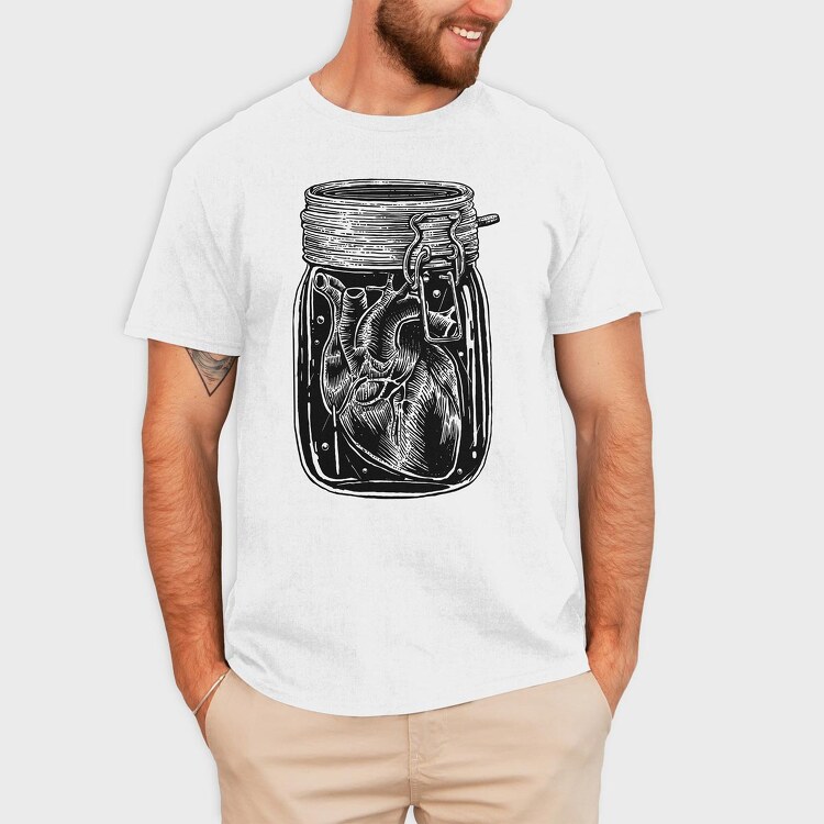 Jar Of Heart, Tricou Barbati (Unisex)