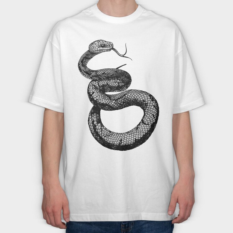 Snake Scales, Tricou Oversize Barbati (Unisex)