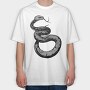 Snake Scales, Tricou Oversize Barbati (Unisex)