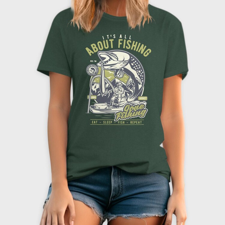 All About Fishing, Tricou Barbati (Unisex)