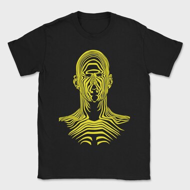 Yellow Lines Man, Tricou Barbati (Unisex)