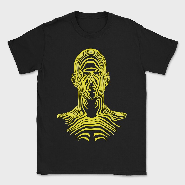 Yellow Lines Man, Tricou Barbati (Unisex)