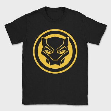 Yellow Panther Mask, Tricou Barbati (Unisex)