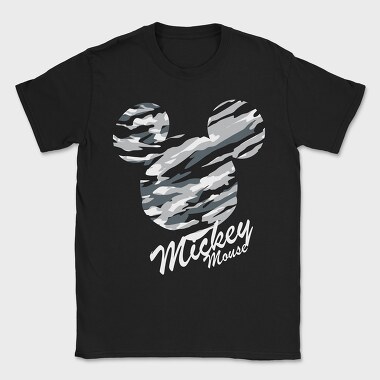 Zebra Mickey Ears, Tricou Barbati (Unisex)