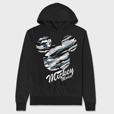 Zebra Mickey Ears, Hanorac Oversize Barbati (Unisex)