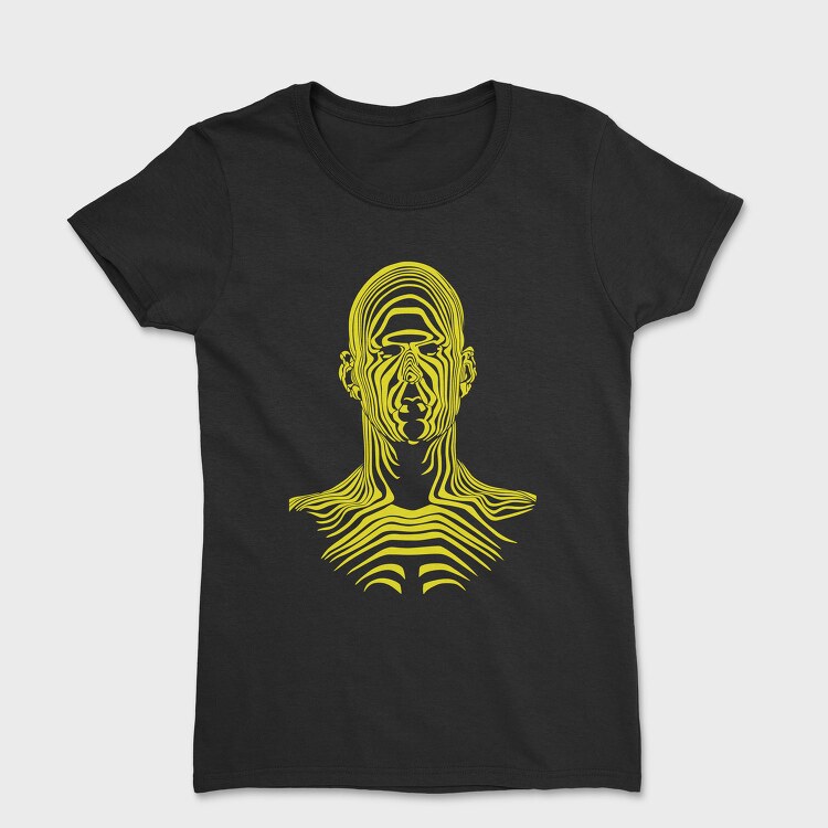 Yellow Lines Man, Tricou Femei