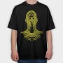 Yellow Lines Man, Tricou Oversize Barbati (Unisex)