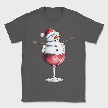 Snowman Wine, Tricou Barbati (Unisex)
