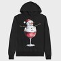 Snowman Wine, Hanorac Oversize Barbati (Unisex)