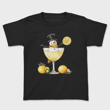 Snowman Winter Drink, Tricou Copii
