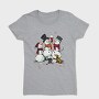 Snowmen Wine Christmas, Tricou Femei