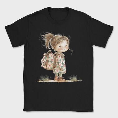 Snowy Adventure Girl, Tricou Barbati (Unisex)