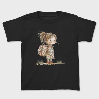 Snowy Adventure Girl, Tricou Copii