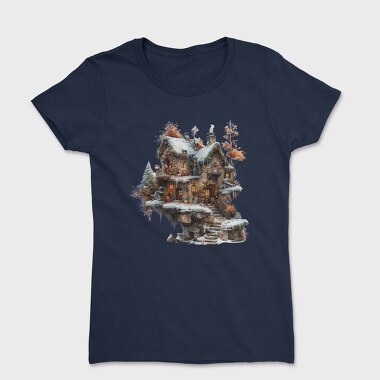 Snowy Fairy Hut, Tricou Femei