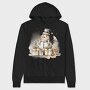 Snowy Gift Serenity, Hanorac Oversize Barbati (Unisex)