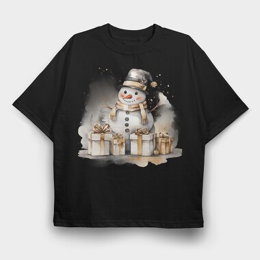 Snowy Gift Serenity, Tricou Oversize Barbati (Unisex)