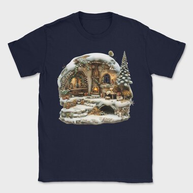 Snowy Mistletoe Garden, Tricou Barbati (Unisex)