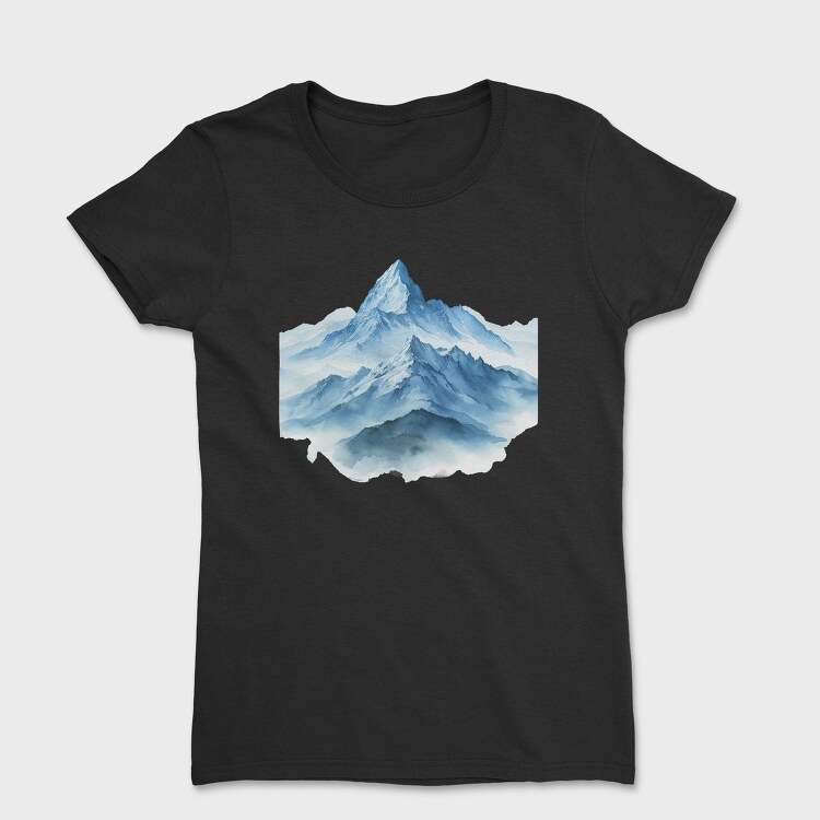 Snowy Mountain Peak, Tricou Femei
