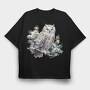 Snowy Owl Club, Tricou Oversize Barbati (Unisex)