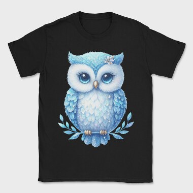 Snowy Owl Glow, Tricou Barbati (Unisex)