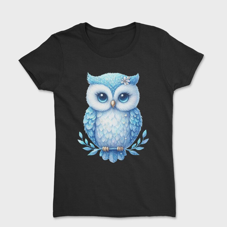 Snowy Owl Glow, Tricou Femei