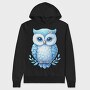 Snowy Owl Glow, Hanorac Oversize Barbati (Unisex)