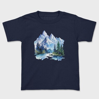 Snowy Peaks Serenity, Tricou Copii
