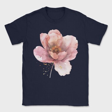 Soft Pink Flower, Tricou Barbati (Unisex)
