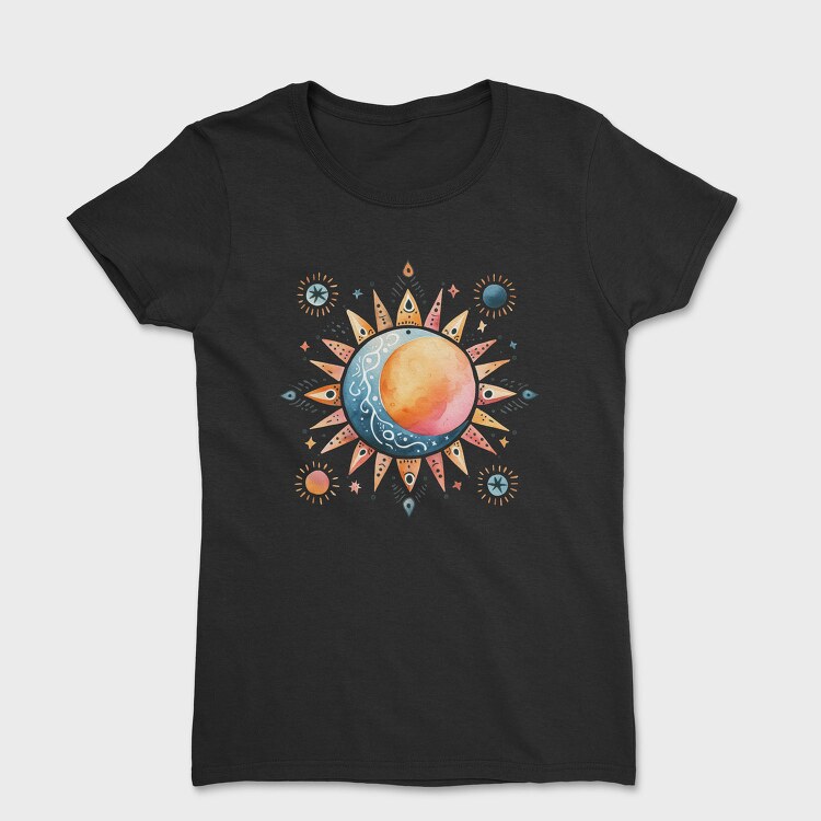 Solar Eyes Clipart, Tricou Femei