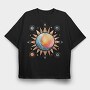 Solar Eyes Clipart, Tricou Oversize Barbati (Unisex)