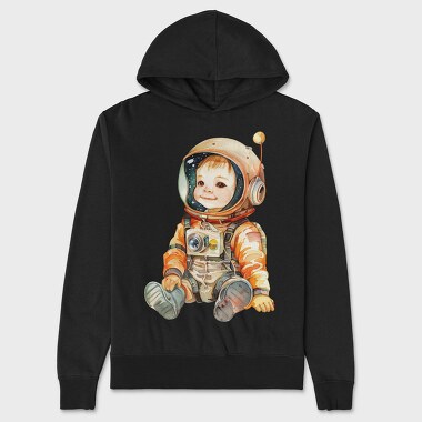 Space Baby Astro, Hanorac Oversize Barbati (Unisex)