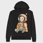 Space Baby Astro, Hanorac Oversize Barbati (Unisex)