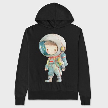 Space Boy Astronaut, Hanorac Oversize Barbati (Unisex)