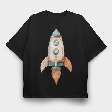 Space Clipart Pack, Tricou Oversize Barbati (Unisex)