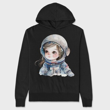 Space Cute Kid, Hanorac Oversize Barbati (Unisex)