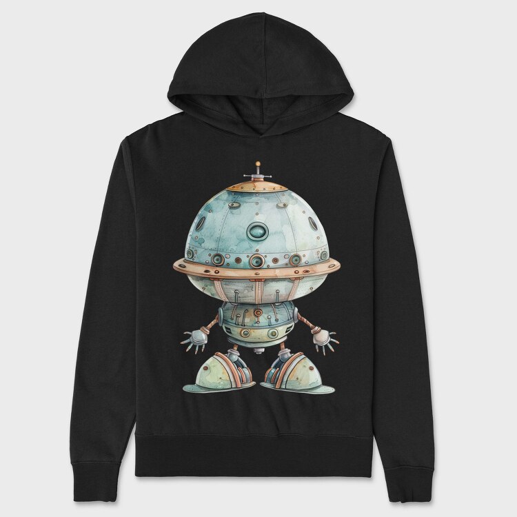 Space Egg Robot, Hanorac Oversize Barbati (Unisex)