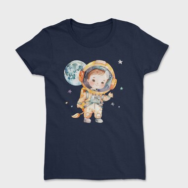 Space Kid Moonlit, Tricou Femei
