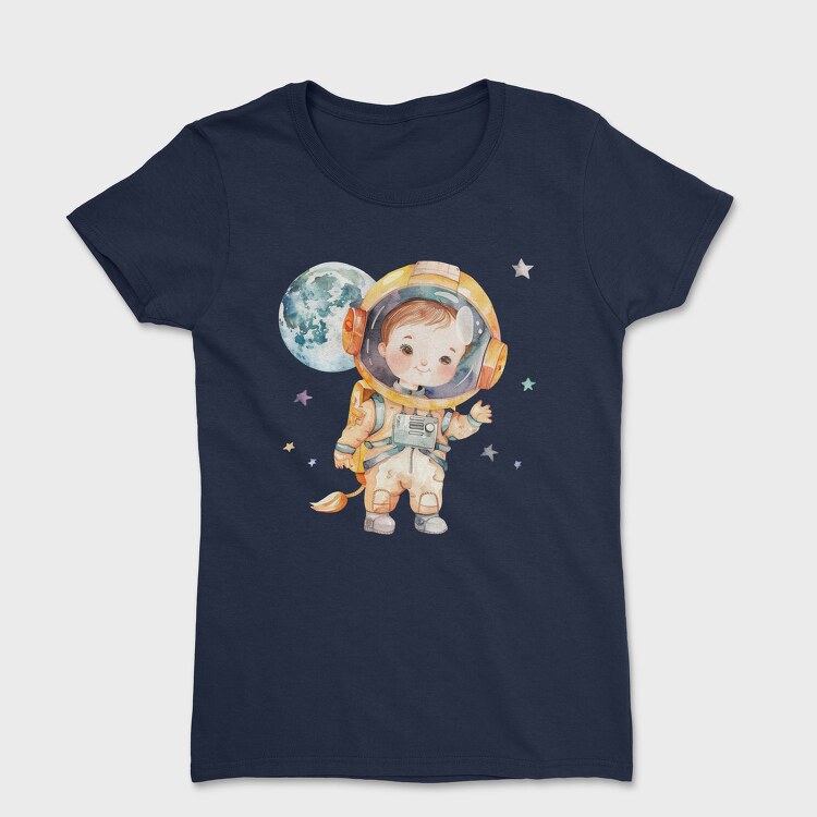 Space Kid Moonlit, Tricou Femei